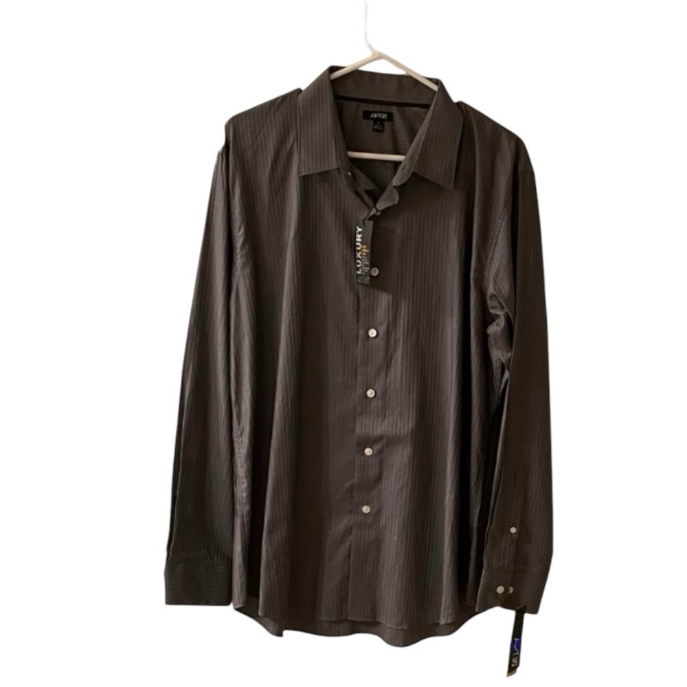 Apt. 9 Dress Shirt with Long Sleeves and Standard Collar NWT